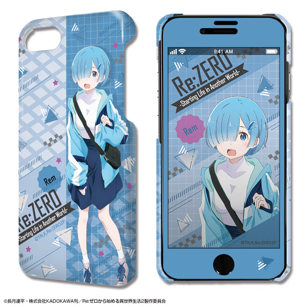 『Re:ゼロから始める異世界生活』デザジャケット Ver.3 iPhone SE(第2世代)/8/7/6/6sケース&保護シート デザイン02(レム)